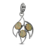 925 Silver Ethiopian Opal Pendant