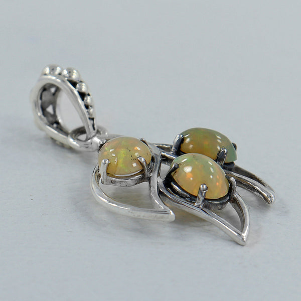 925 Silver Ethiopian Opal Pendants