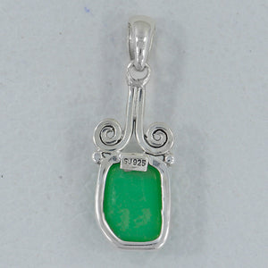 925 Silver Chrysoprase Pendants