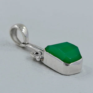 925 Silver Chrysoprase Pendants