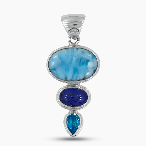 925 Sterling Silver Black Onyx Pendants