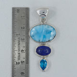 925 Starling Silver Dendritic Opal Pendant