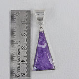 Morado Opal Gemstone Silver Pendant Set