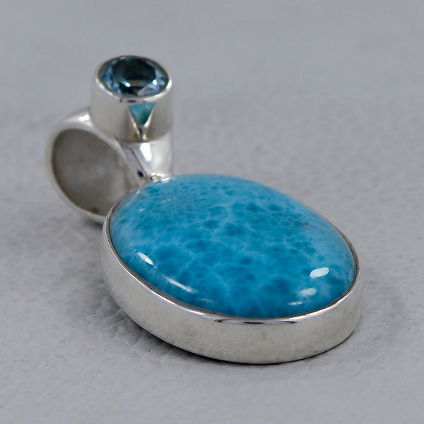 925 Sterling Silver Larimar Pendants