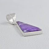 Morado Opal Gemstone Silver Pendant Set