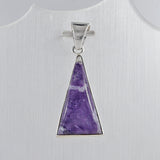 Morado Opal Gemstone Silver Pendant Set