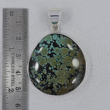 Tibetan Turquoise 925 Sterling Silver Pendant