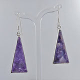 Morado Opal Gemstone Silver Pendant Set