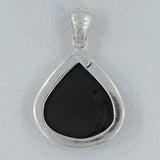 Green Uvarovite 925 Silver Pendant