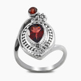 Blue Topaz Sterling Silver Rings