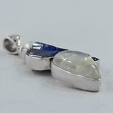 925 Silver Rainbow Moonstone Pendant