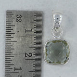 Green Amethyst 925 Silver Pendant