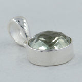 Green Amethyst 925 Silver Pendant