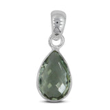 Green Amethyst 925 Silver Pendant