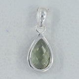 Green Amethyst 925 Silver Pendant