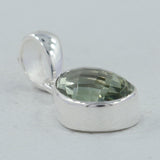 925 Silver Green Amethyst Pendant