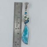 Larimar 925 Silver Pendant