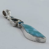 Larimar 925 Silver Pendant