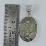 925 Silver Pyrite Pendant