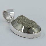 925 Silver Pyrite Pendant