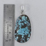 Tibetan Turquoise 925 Sterling Silver Pendant