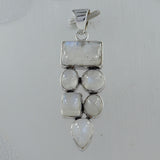 Rainbow Moonstone 925 Silver Pendant