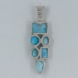 Rainbow Moonstone 925 Silver Pendant