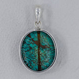 Turquoise Silver Pendant