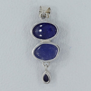 925 Sterling Silver Tanzanite Pendants