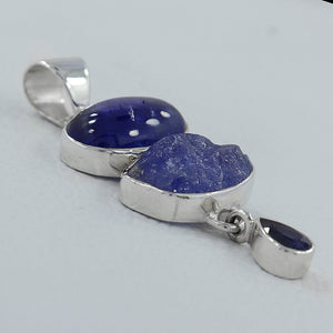 925 Sterling Silver Tanzanite Pendants