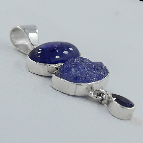 925 Sterling Silver Tanzanite Pendants