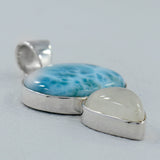 Larimar 925 Silver Pendant