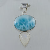 Larimar 925 Silver Pendant