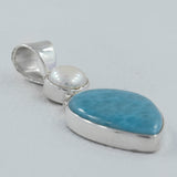 Larimar 925 Silver Pendant