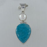 Larimar 925 Silver Pendant