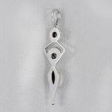 925 Sterling Silver Peridot Pendants
