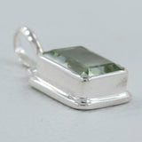 925 Sterling Silver Crystal Pendant