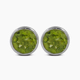 Mystic Quartz Silver Studs Earrings