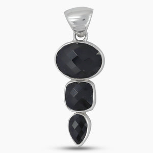 925 Sterling Silver Black Onyx Pendants