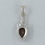 Natural Black Onyx Silver Pendant