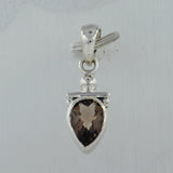 Natural Black Onyx Silver Pendant