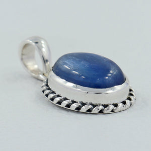 925 Silver Blue Kyanite Pendants
