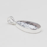 Dendritic Opal Silver Pendants