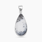 Dendritic Opal Silver Pendants