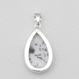 Dendritic Opal Silver Pendants
