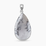 Dendritic Opal Silver Pendants