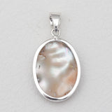 Abalone Shell Silver Pendants