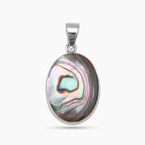 Abalone Shell Silver Pendants