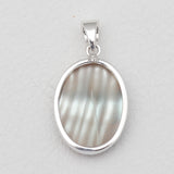 Abalone Shell Silver Pendants