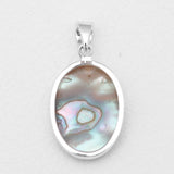 Abalone Shell Silver Pendants